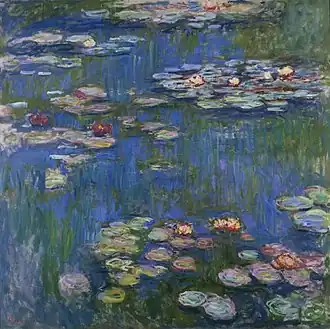 Lacul cu nuferi de Claude Monet, 1916