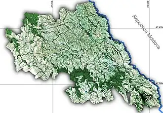 Localizare în cadrul județului