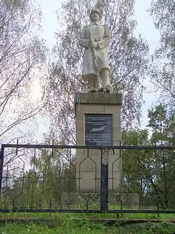 Monumentul ridicat în memoria eroilor Regimentului 24 infanterie Braşov