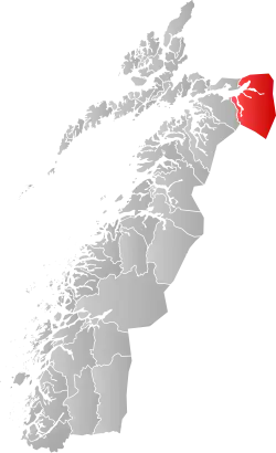 Poziția localității Narvik