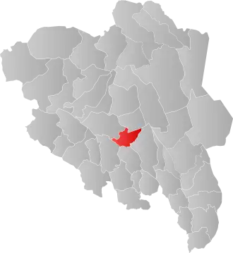 Poziția localității Comuna Lillehammer