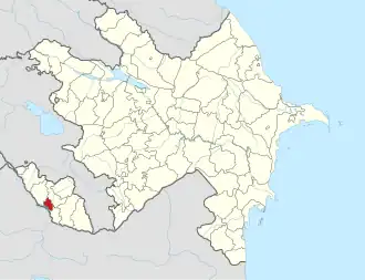 Poziția localității Nahicevan