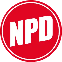 Logo der Nationaldemokratischen Partei Deutschlands (NPD)