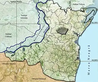 Amplasarea în cadrul județului