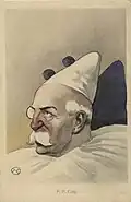Petre Carp - caricatură de Nicolae S. Petrescu-Găină