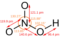 Dimensiuni pe structura acidului