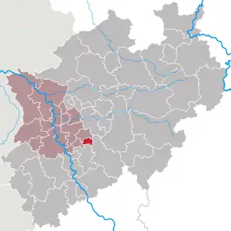 Poziția localității Remscheid