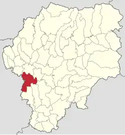 Localizare în cadrul județului