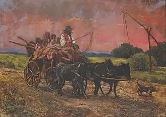 Căruță cu nomazi - 1921