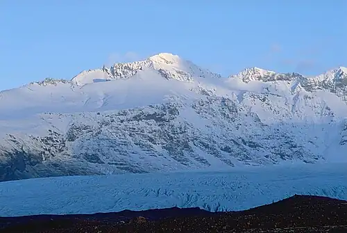 Oraefajökull, dimineața