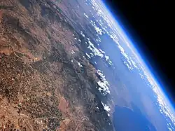 Vedere stratosferică a Muntelui Olimp