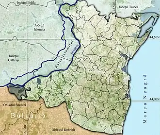 Amplasarea în cadrul județului