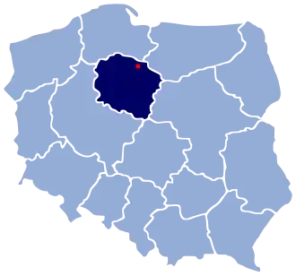 Poziția localității Grudziądz