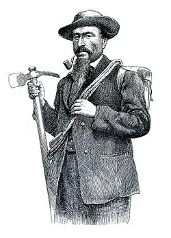 Michel Croz(gravură de Whymper)