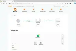 Interfața locală web de gestionare a unui ruter Tenda.