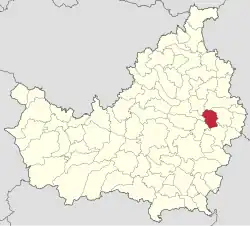 Localizarea comunei în județul Cluj