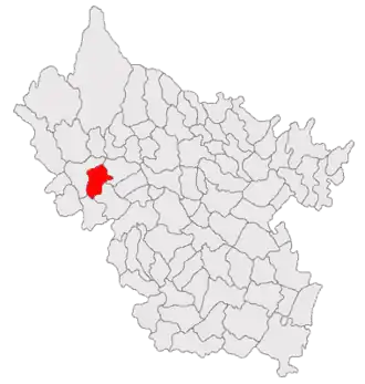 Poziția localității Pănătău