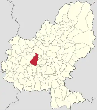 Localizare în cadrul județului