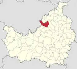 Localizarea comunei în județul Cluj