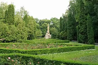 Piațeta centrală privită dinspre nord