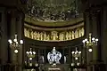 Église de la Madeleine Paris Interiorul, cu statuia Magdalenei de Carlo Marochetti (1805-1867)