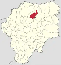 Localizare în cadrul județului