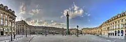 Place Vendôme (Paris), 1699-1706, de Jules Hardouin-Mansart