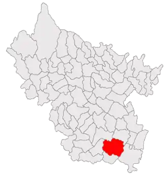 Poziția localității Pogoanele