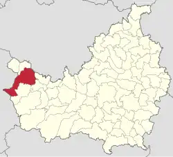 Localizarea comunei în județul Cluj