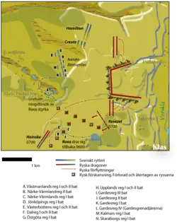 Grupul Roos pierde contactul cu armata principală