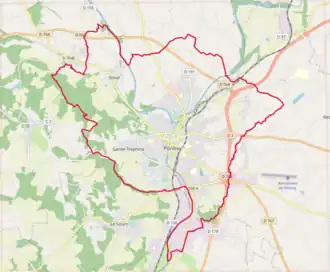 Poziția localității Pontivy