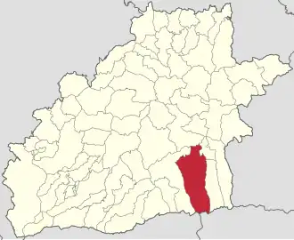 Localizare în cadrul județului