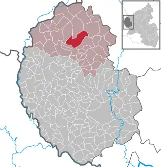 Poziția localității Prüm