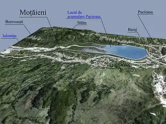 Hartă de poziționare pentru Moțăieni