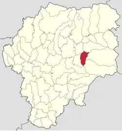 Localizare în cadrul județului