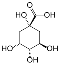 Acid chinic (1,3,4,5-tetrahidroxiciclohexanecarboxilic)