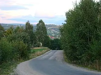 Drumul spre satul Râșca