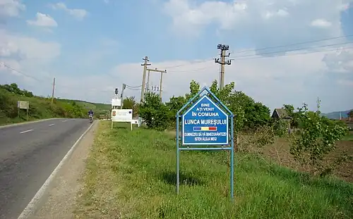 Intrarea în localitate