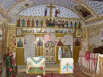 Biserica de lemn (interiorul)
