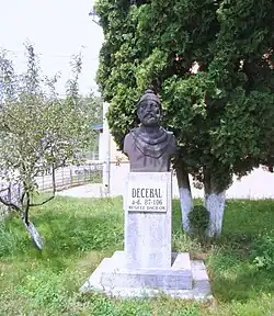 Bustul regelui Decebal