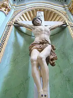 Altarul bisericii evanghelice