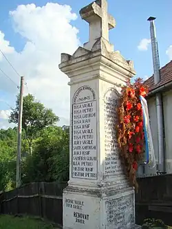 Monumentul Eroilor din satul Bedeciu