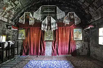 Biserica de lemn din Stolna (interior)