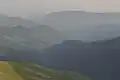 Munții Parâng văzuți de pe Transalpina