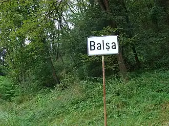 Intrarea în Balșa