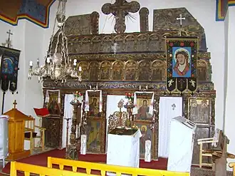 Biserica Buna Vestire din Trestia (iconostasul)