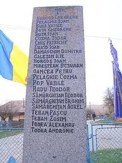 Monumentul eroilor din Petea