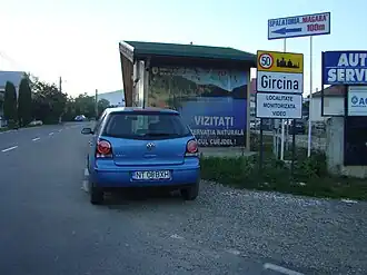Intrarea în localitate