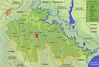 Amplasare zonală / Caracteristici hidrografice și de relief