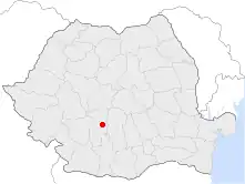 Poziția localității Râmnicu Vâlcea